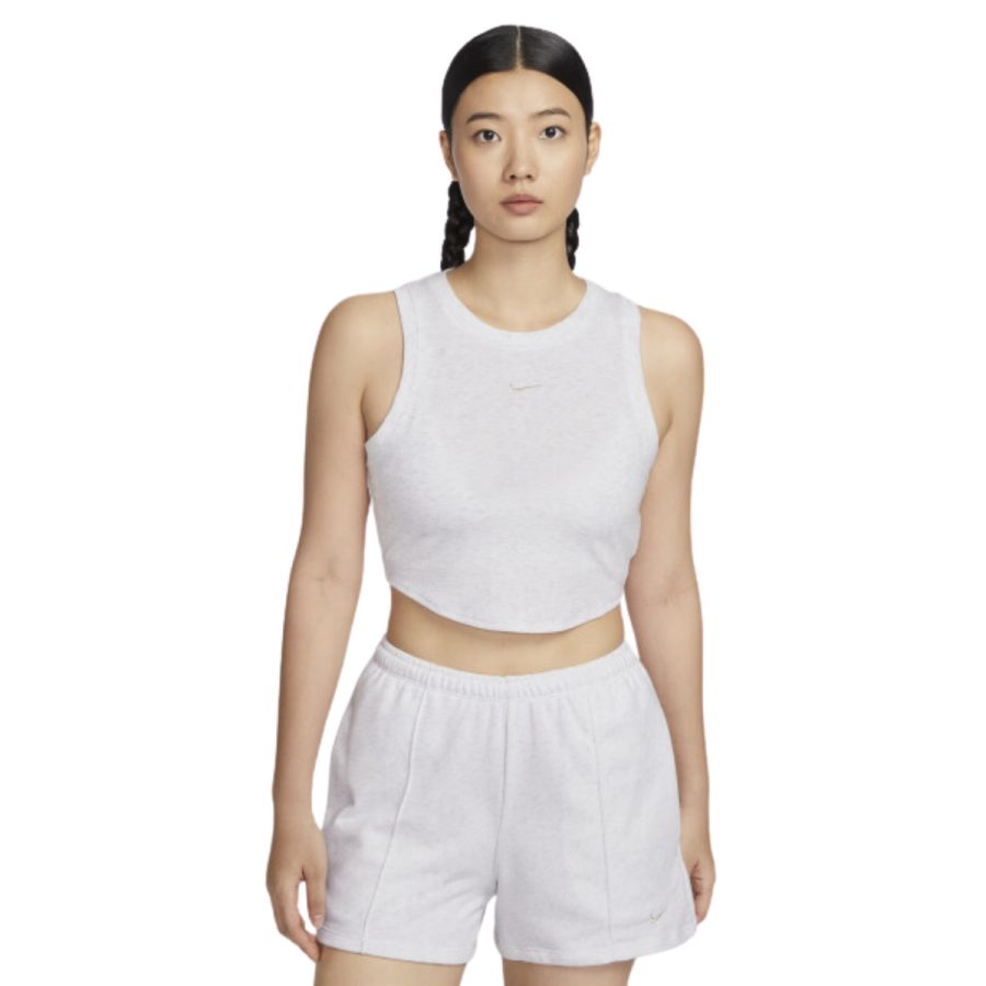 áo nike sportswear essentials tank asia sizing 'white grey' fb8280-051