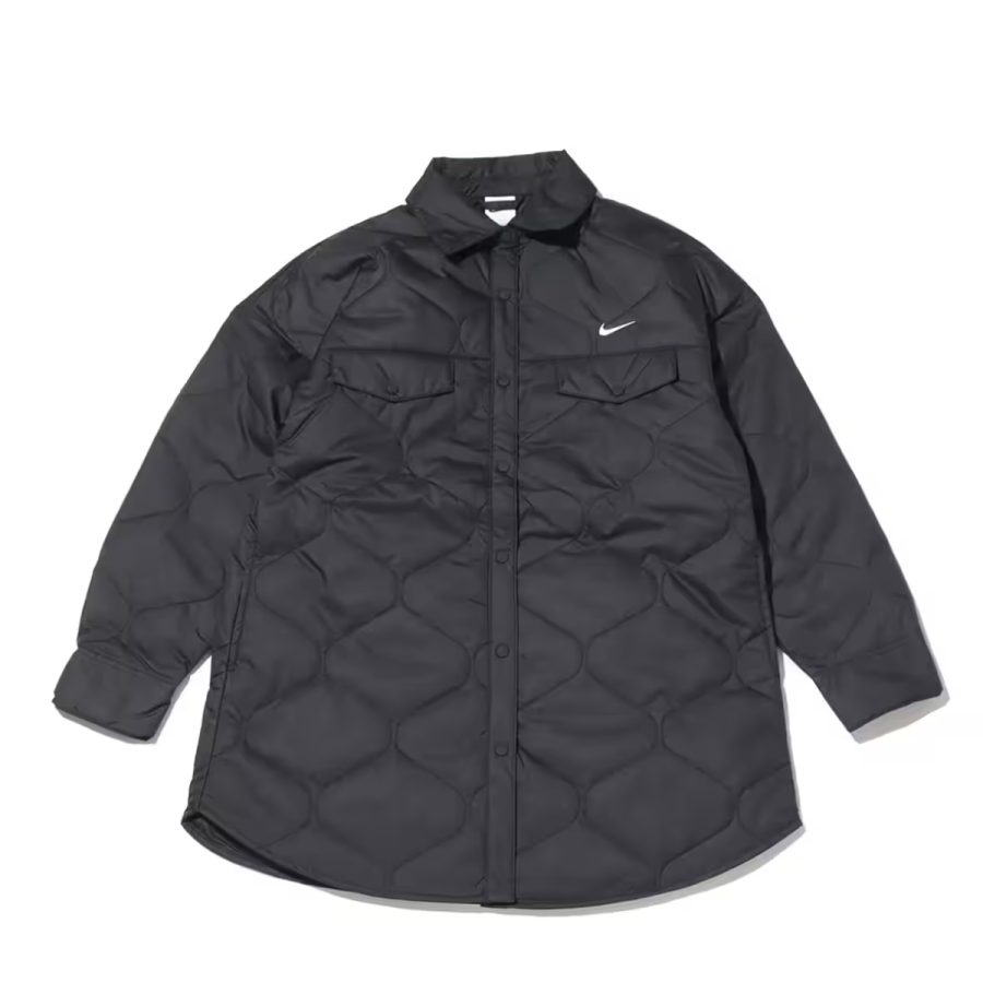 áo nike sportswear essentials women quilted trench fb8733-010