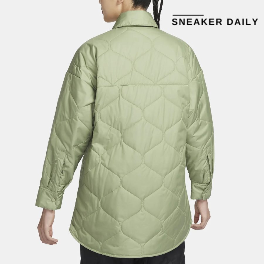 áo nike sportswear essentials women quilted trench fb8733-386