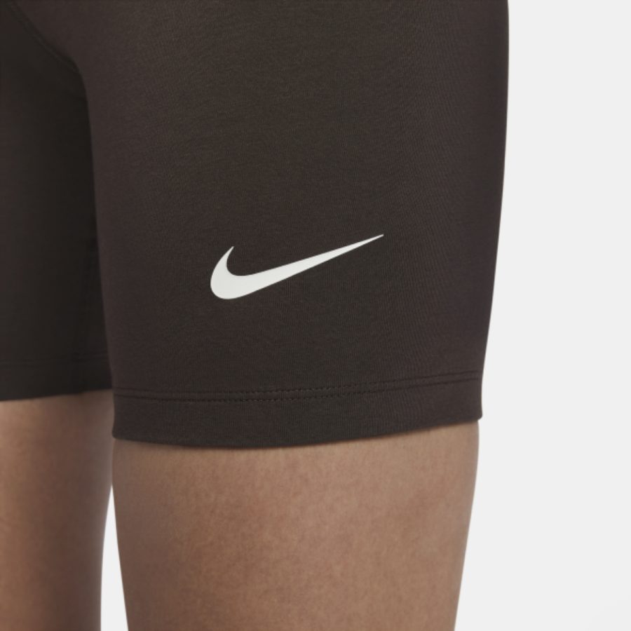 áo nike sportswear leg-a-see bike shorts 'brown' dv7798-237