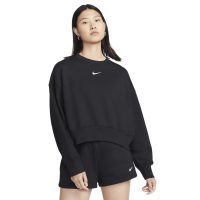 áo nike sportswear phoenix fleece women's oversized crew neck sweatshirt 'black' dq5762-010