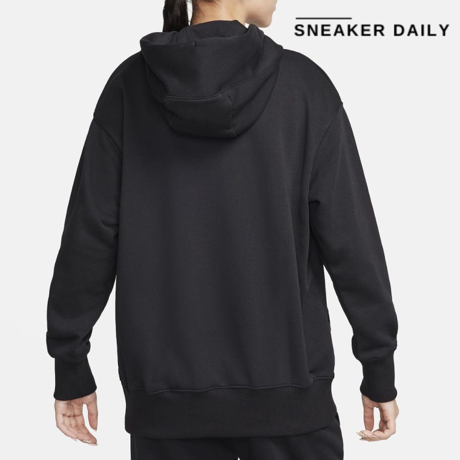 áo nike sportswear phoenix fleece women's oversized pullover french terry hoodie fz7197-010