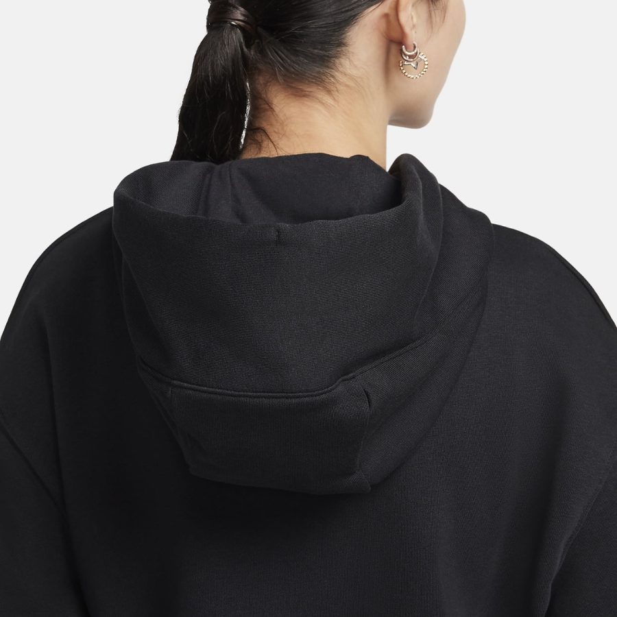 áo nike sportswear phoenix fleece women's oversized pullover french terry hoodie fz7197-010