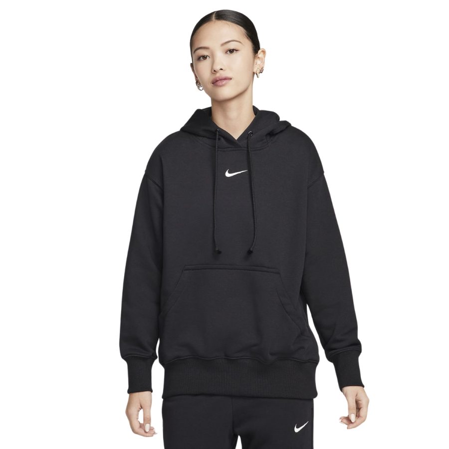 áo nike sportswear phoenix fleece women's oversized pullover french terry hoodie fz7197-010