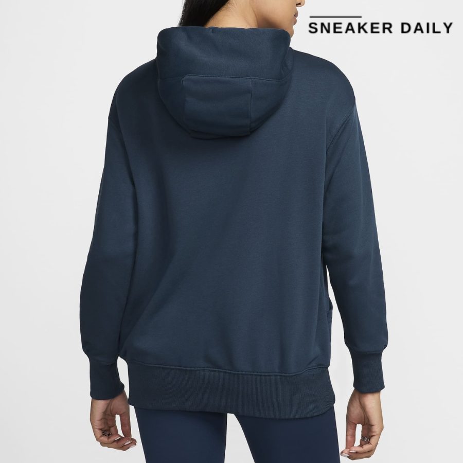 áo nike sportswear phoenix fleece women's oversized pullover french terry hoodie fz7197-478