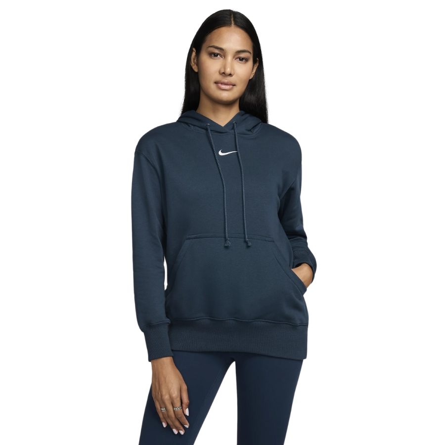 áo nike sportswear phoenix fleece women's oversized pullover french terry hoodie fz7197-478