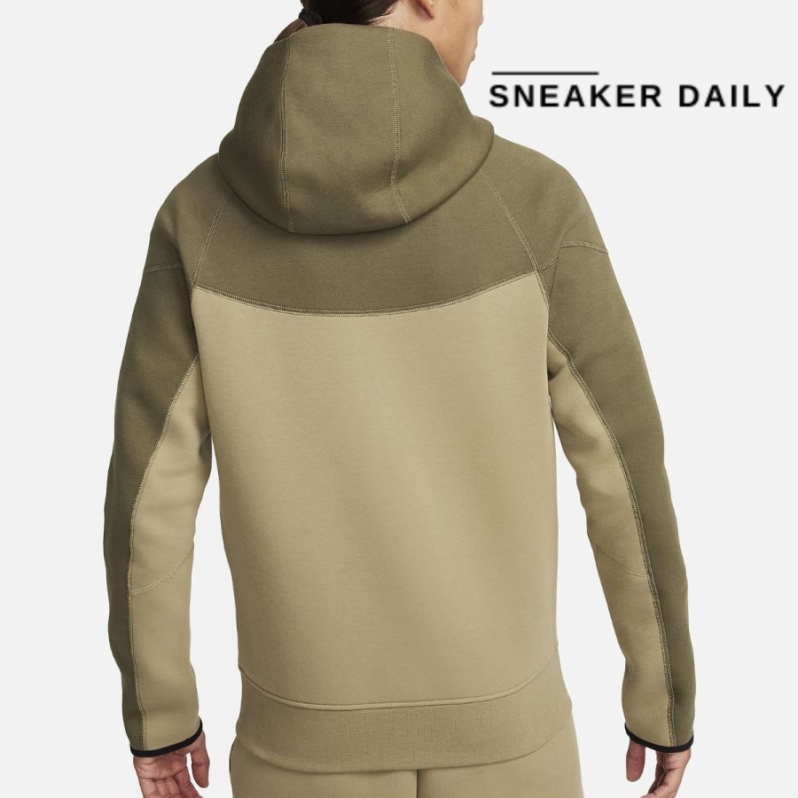 áo nike sportswear tech fleece windrunner men's full zip hoodie fb7922-276