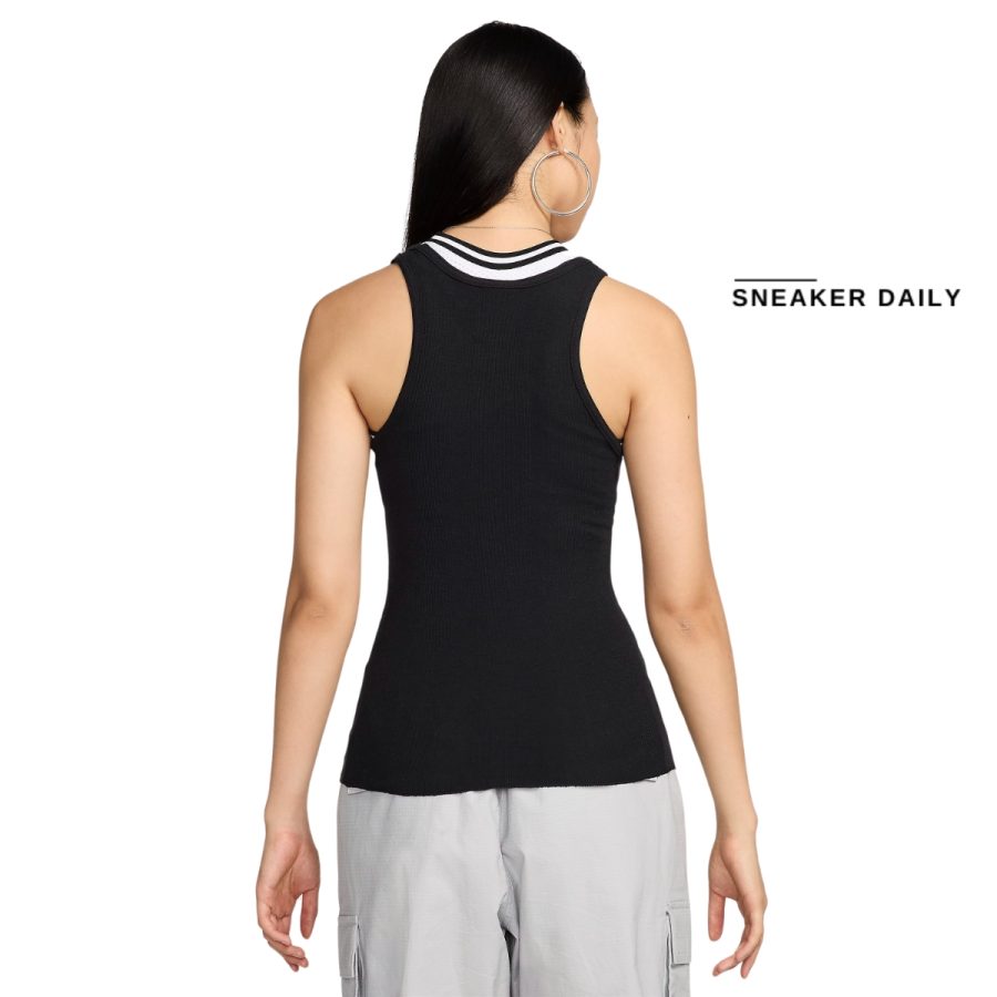 áo nike sportswear women's ribbed tank top fz1143-010