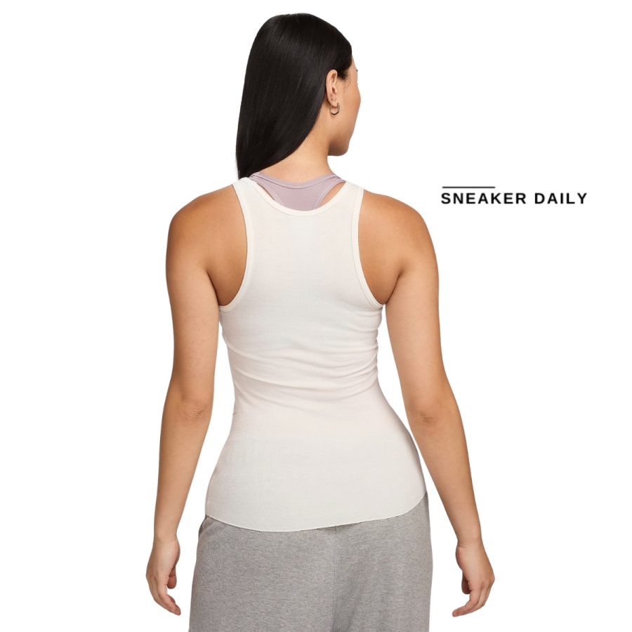 áo nike sportswear women's ribbed tank top fz1143-133