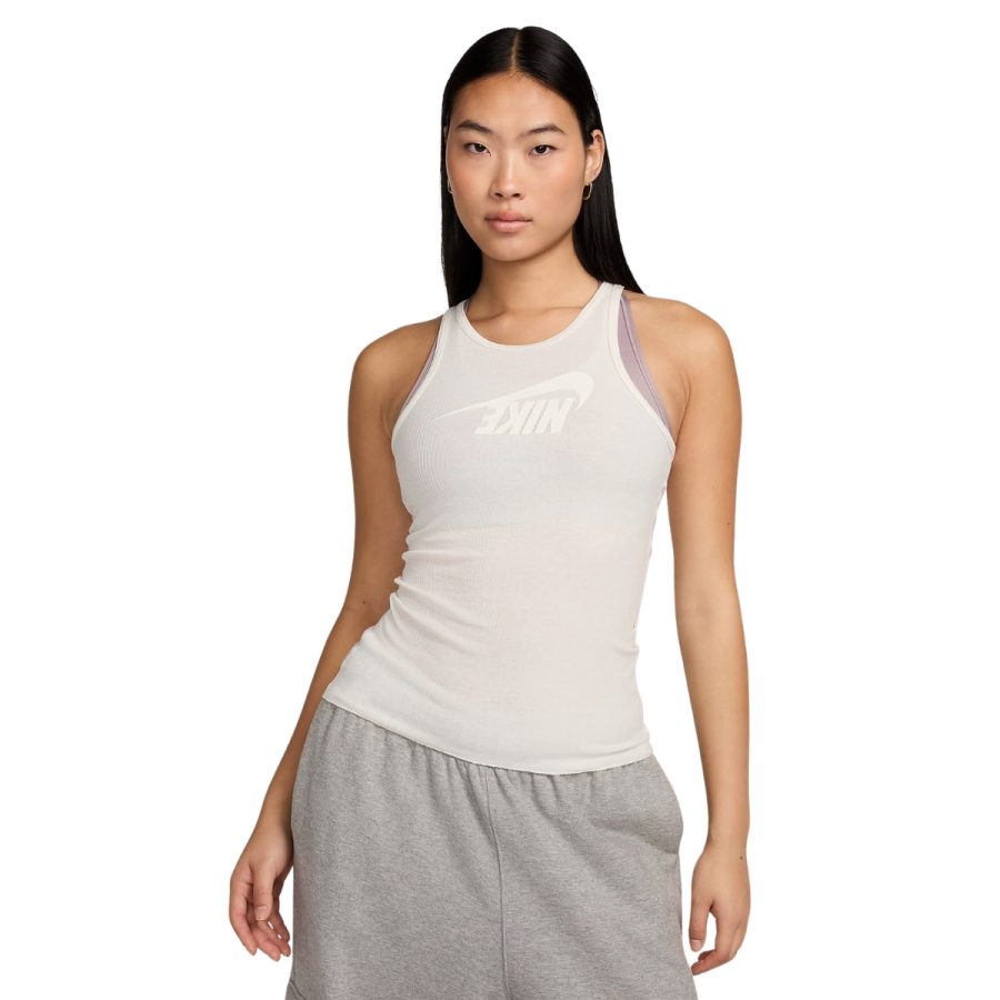 áo nike sportswear women's ribbed tank top fz1143-133