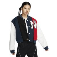 áo nike women by yoon's oversized varsity jacket fz0281-010