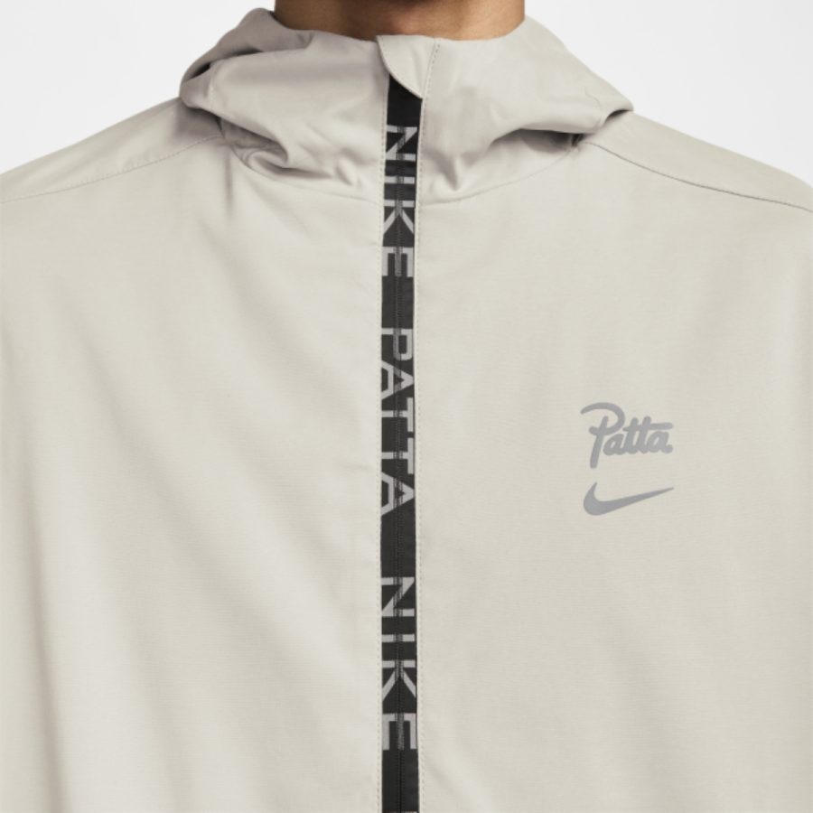 áo nike x patta men's hooded track jacket 'sanddrift' fj3088-126