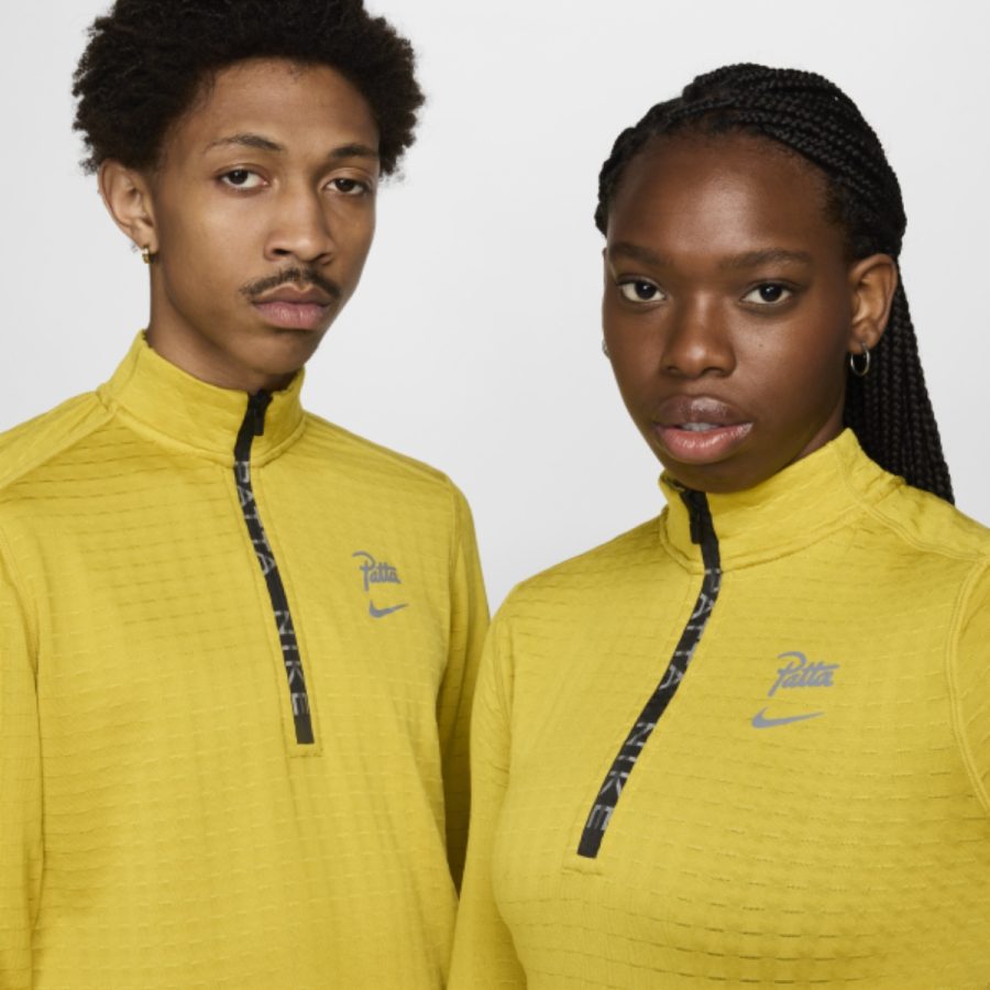 áo nike x patta men's long sleeve tops 'yellow' fj3070-389