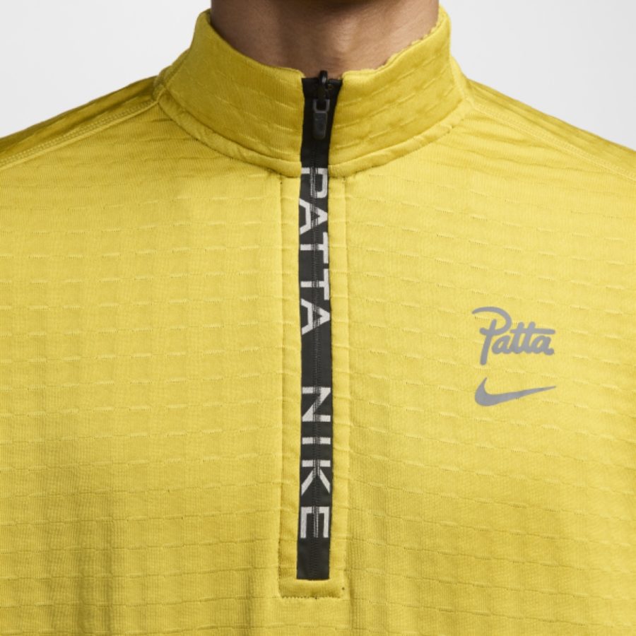 áo nike x patta men's long sleeve tops 'yellow' fj3070-389