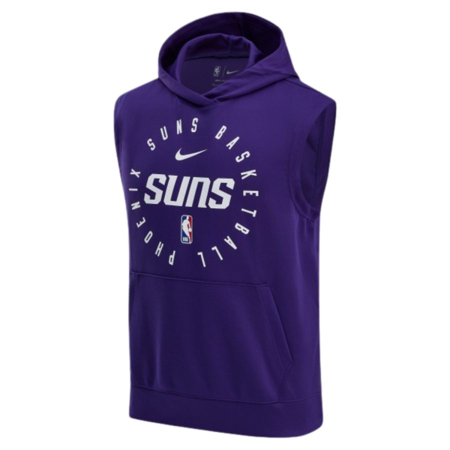 áo phoenix suns sportlight nike dri-fit nba men's sleeveless hoodie hj9186-566