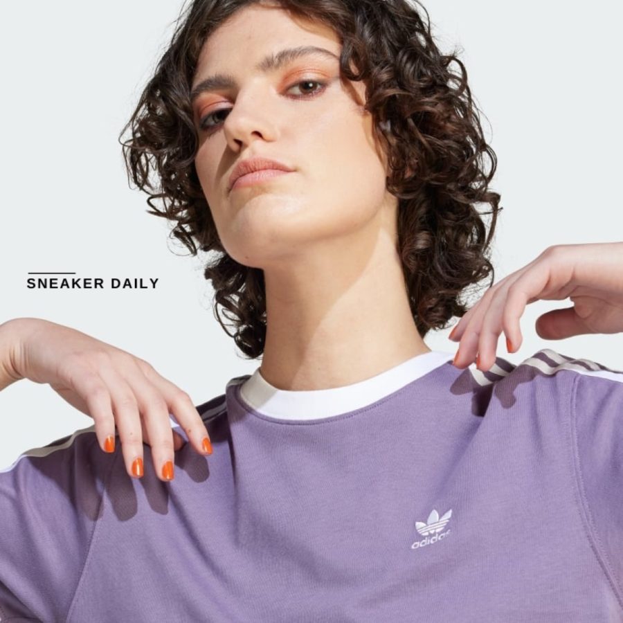 áo adidas adicolor classics 3-stripes tee - shadow violet il3868