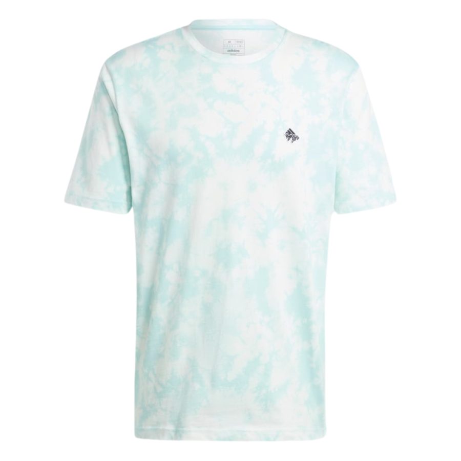 áo adidas all day i dream about... graphic tee - semi flash aqua iz4389