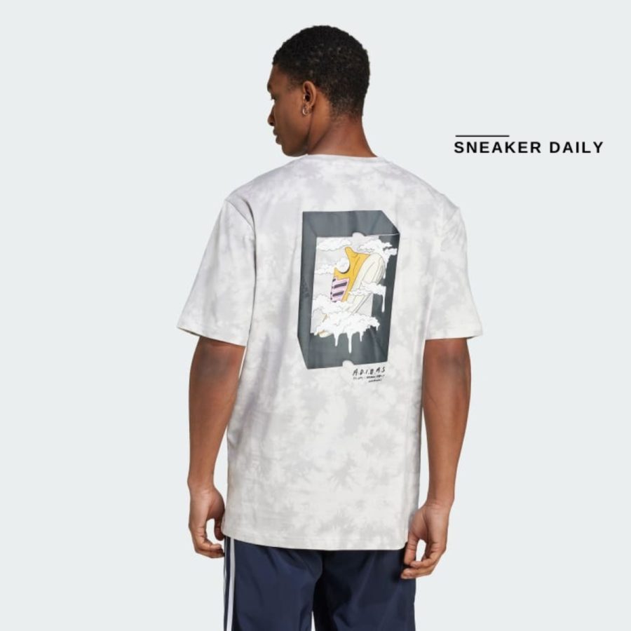 áo adidas all day i dream about... graphic tee - white iw2741