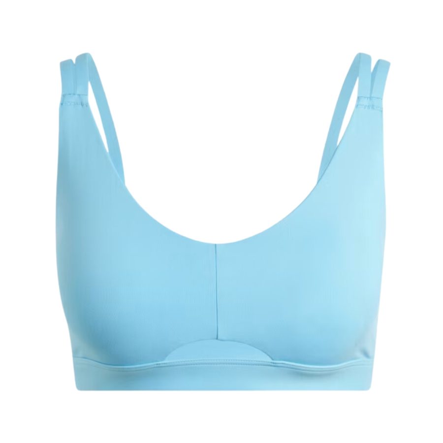 áo adidas all me luxe light-support bra blue iu1668