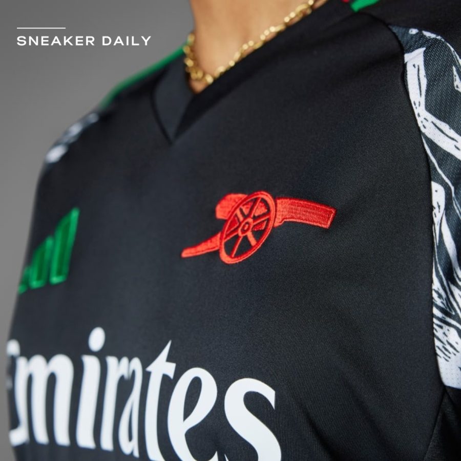 áo adidas arsenal 24/25 away jersey - black it6148