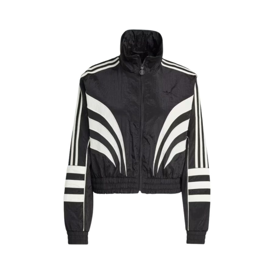 áo adidas atlanta cut line loose nylon track top multicolor iw5511