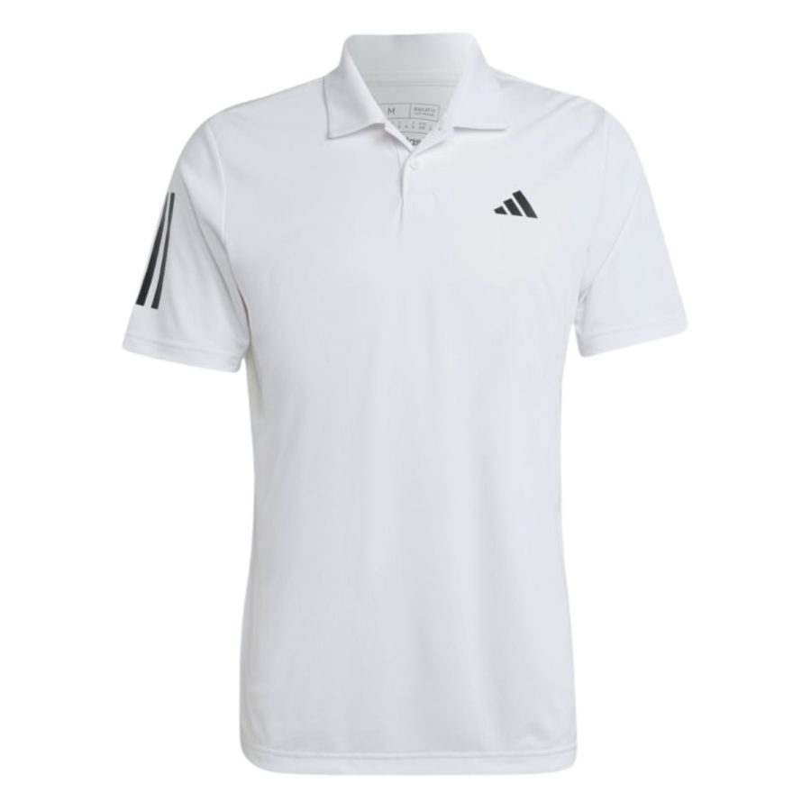 áo adidas club 3-stripes tennis polo shirt - white hs3268