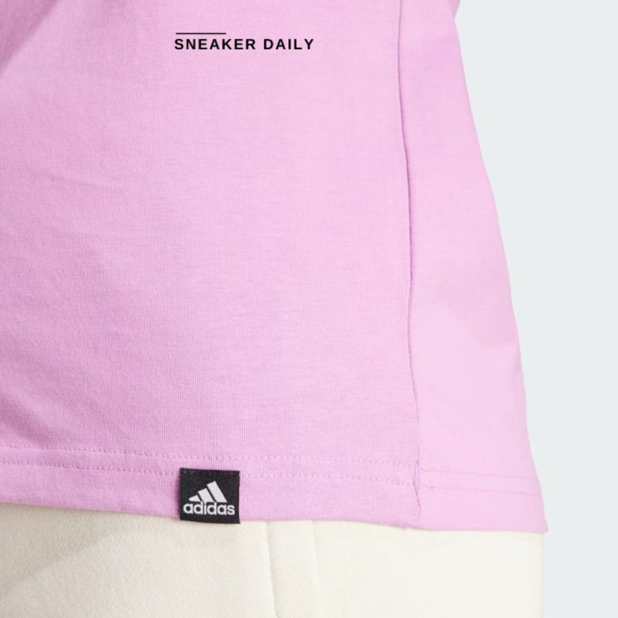 áo adidas collegiate graphic tee - preloved purple iz1159