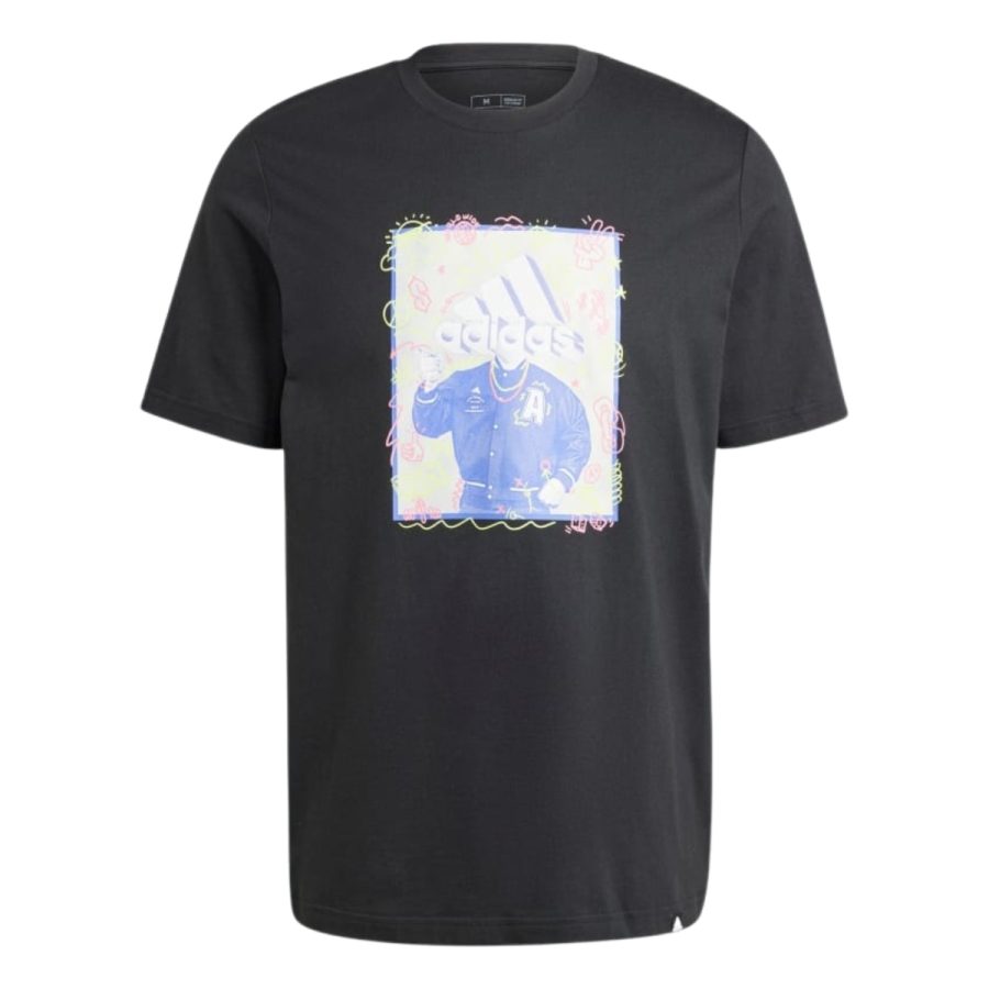 áo adidas doodle graphic tee - black iy8072