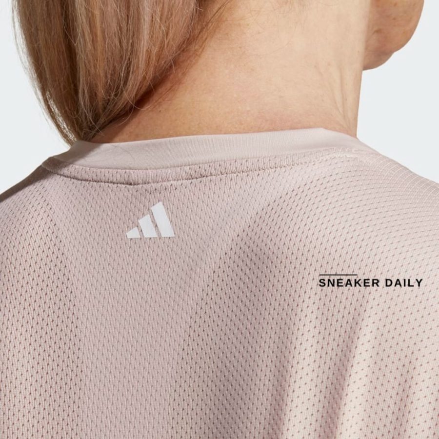 áo adidas hiit aeroready quickburn training tee - wonder taupe hy5412