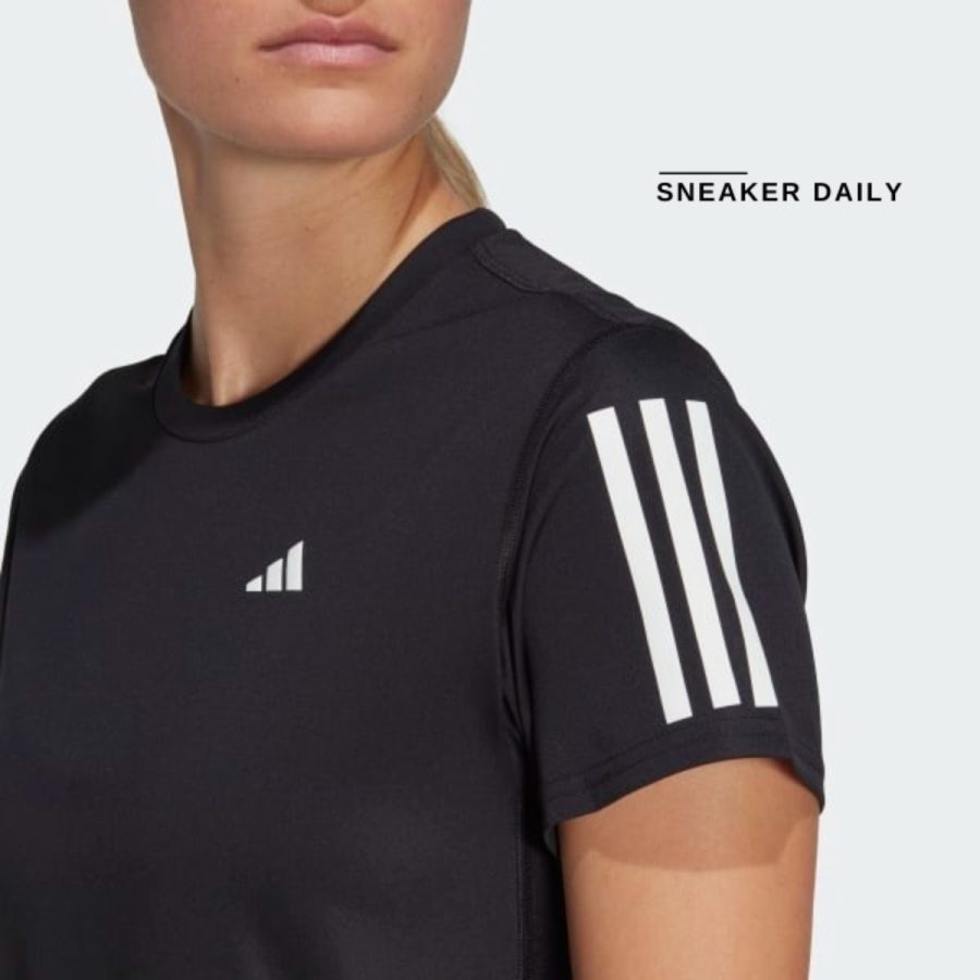 áo adidas own the run tee - black ic5188