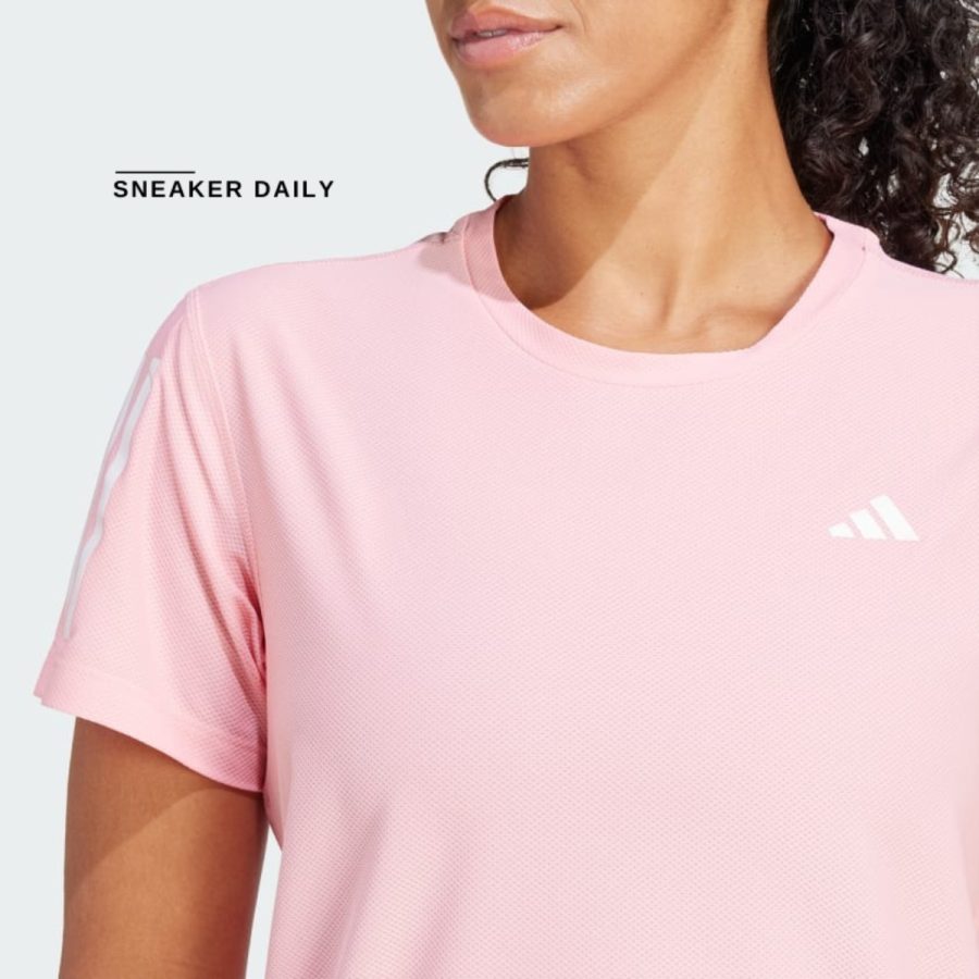 áo adidas own the run tee - semi pink spark iv5488