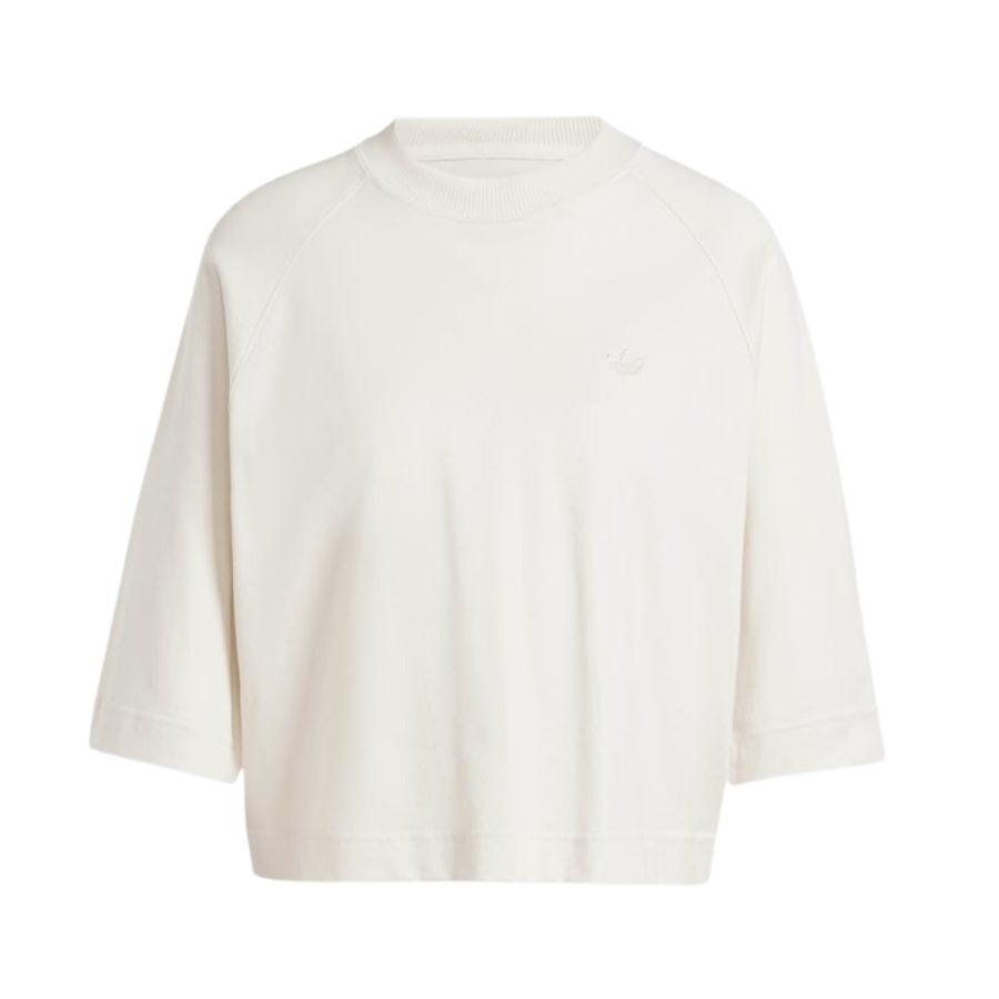 áo adidas premium essentials oversized tee - wonder white iw5749