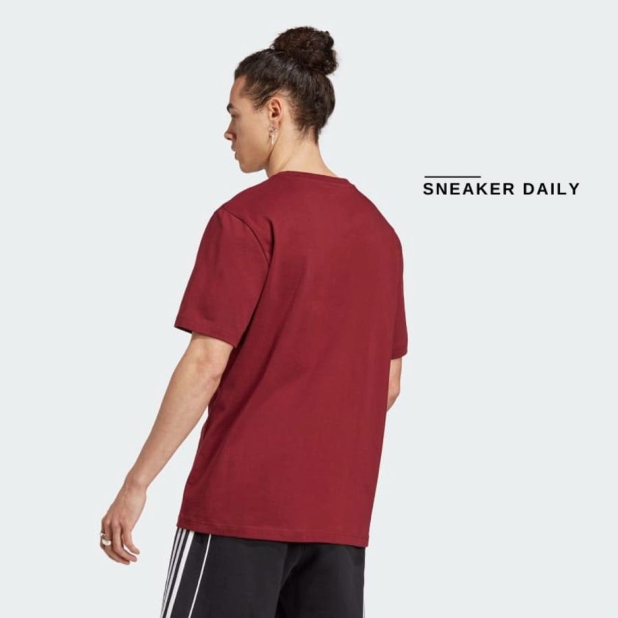 áo adidas rifta metro short sleeve tee - shadow red ic8403