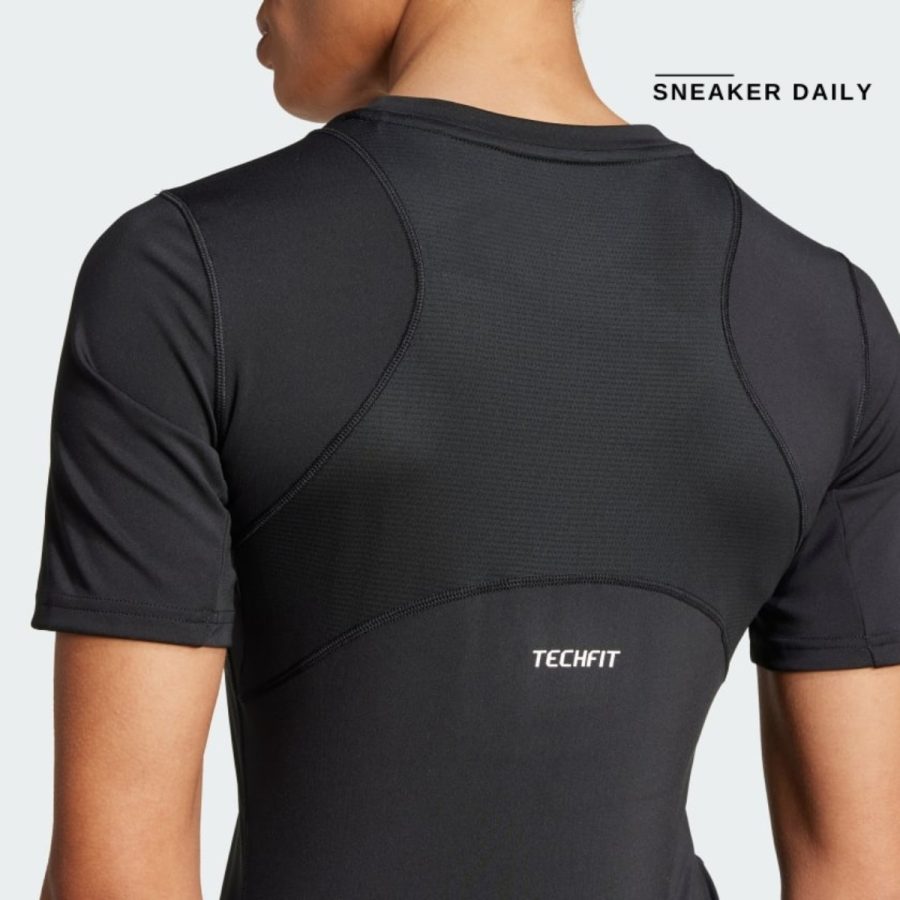 áo adidas techfit training tee - black ik7920