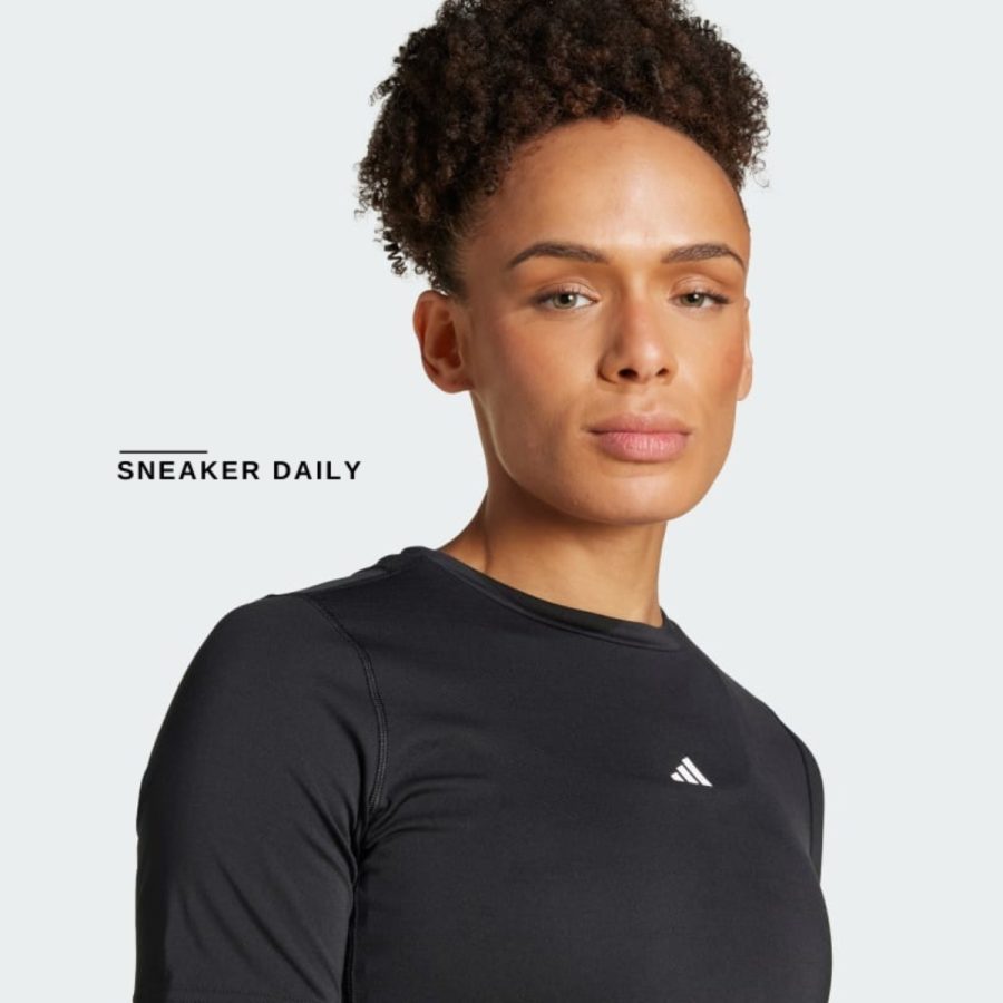áo adidas techfit training tee - black ik7920
