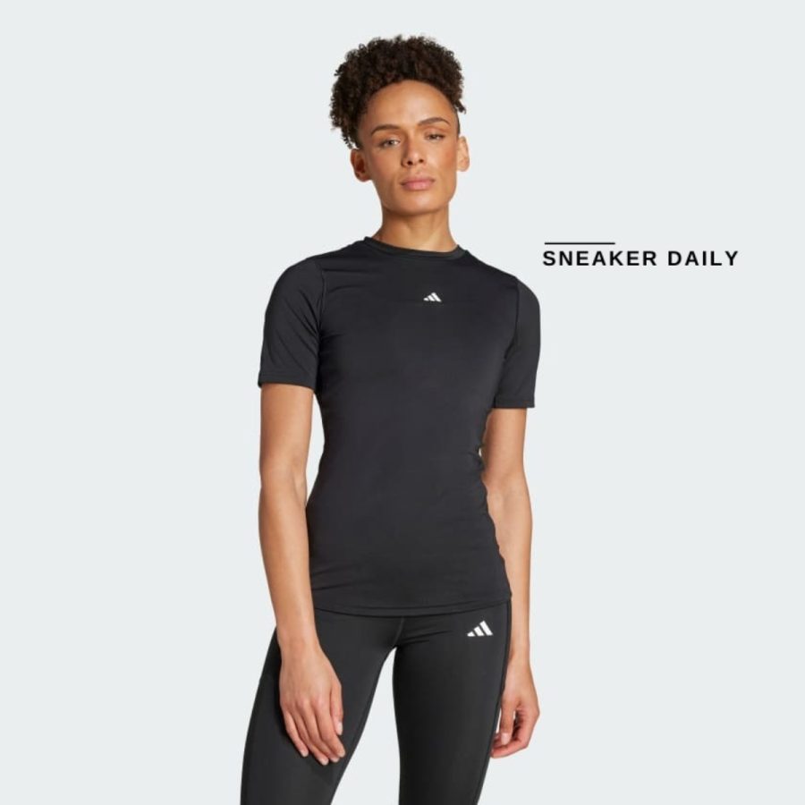 áo adidas techfit training tee - black ik7920