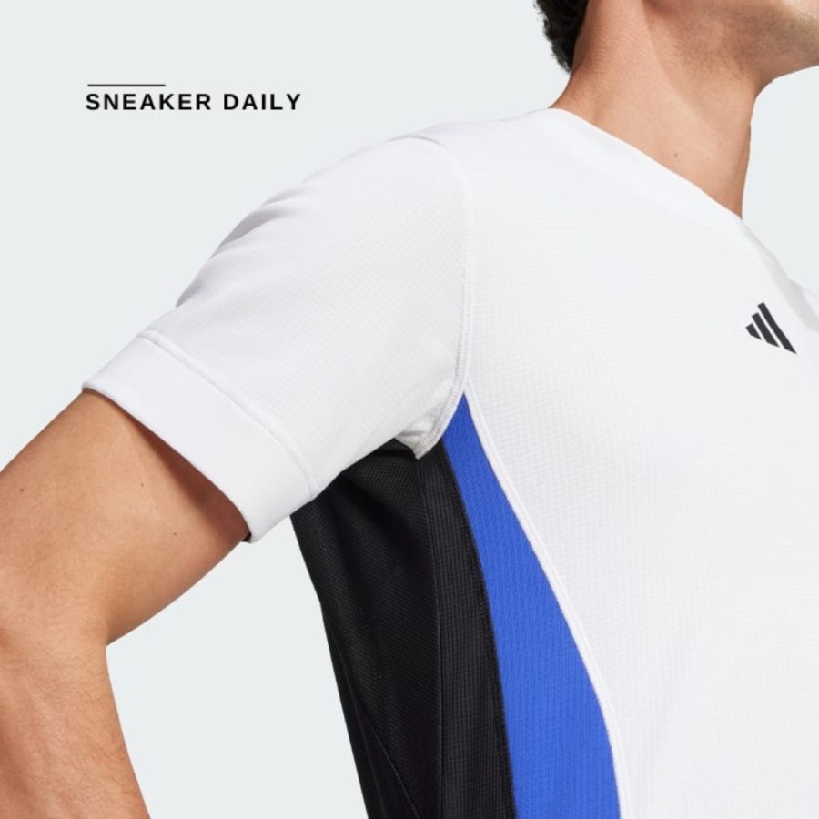 áo adidas tennis pro heat.rdy freelift tee - white iw6198