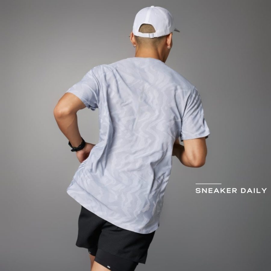 áo adidas ultimate engineered running tee - halo silver iy0722