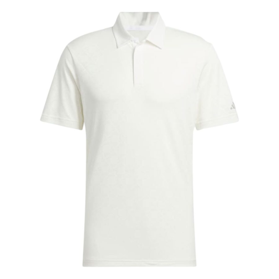 áo adidas ultimate365 tour heat.rdy jacquard polo shirt - white il0567