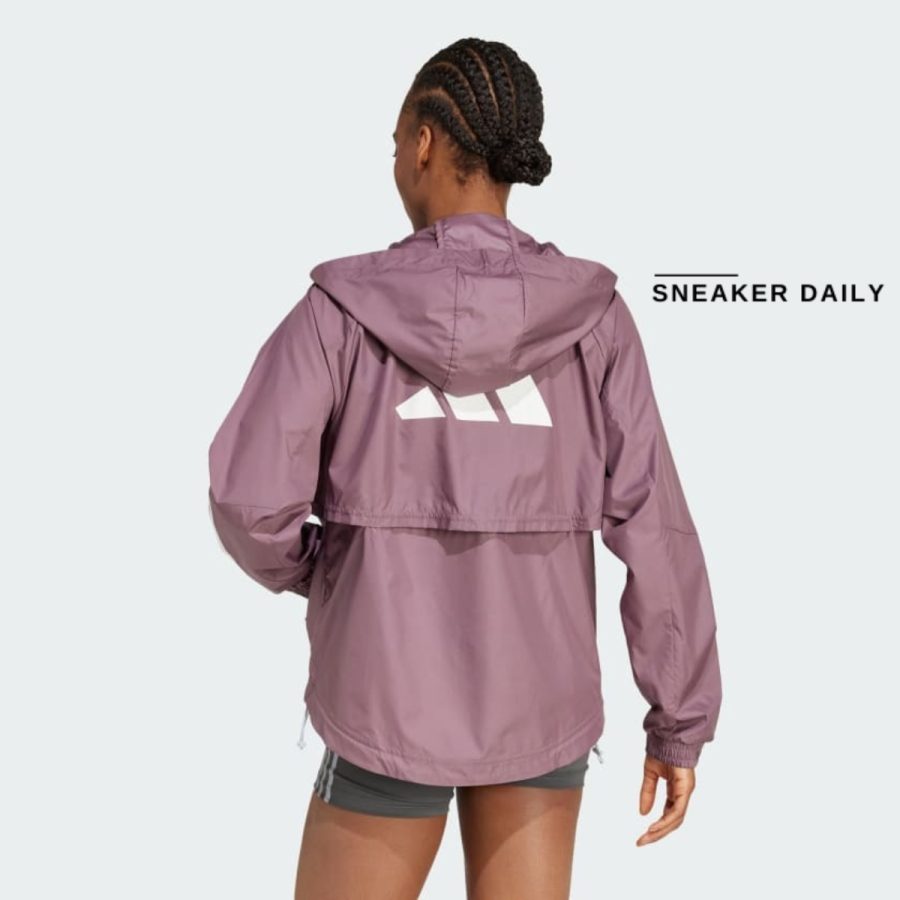 áo adidas wind.rdy hyperglam windbreaker - shadow fig ix3213