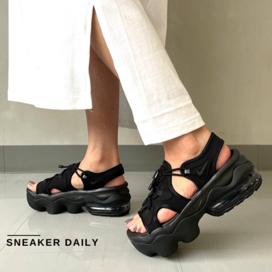 dép nike air max koko sandal 'all black' (wmns) ci8798-003