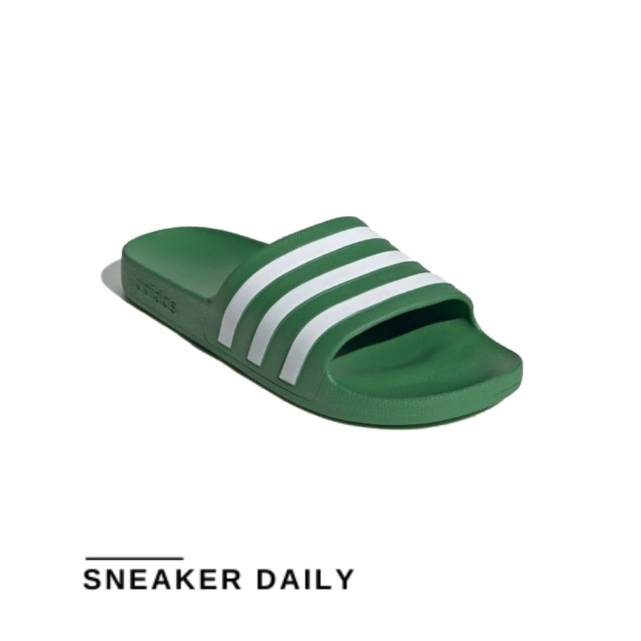 dép adidas adilette aqua green white men unisex sandals slides slippers ih2690