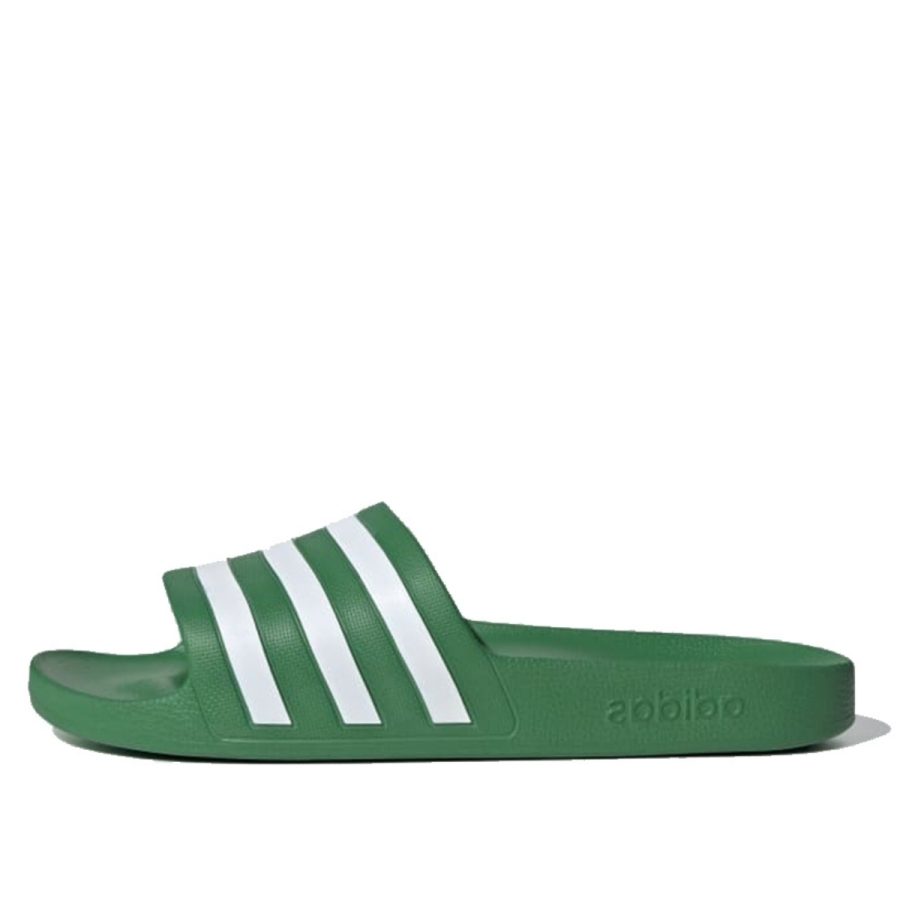 dép adidas adilette aqua green white men unisex sandals slides slippers ih2690