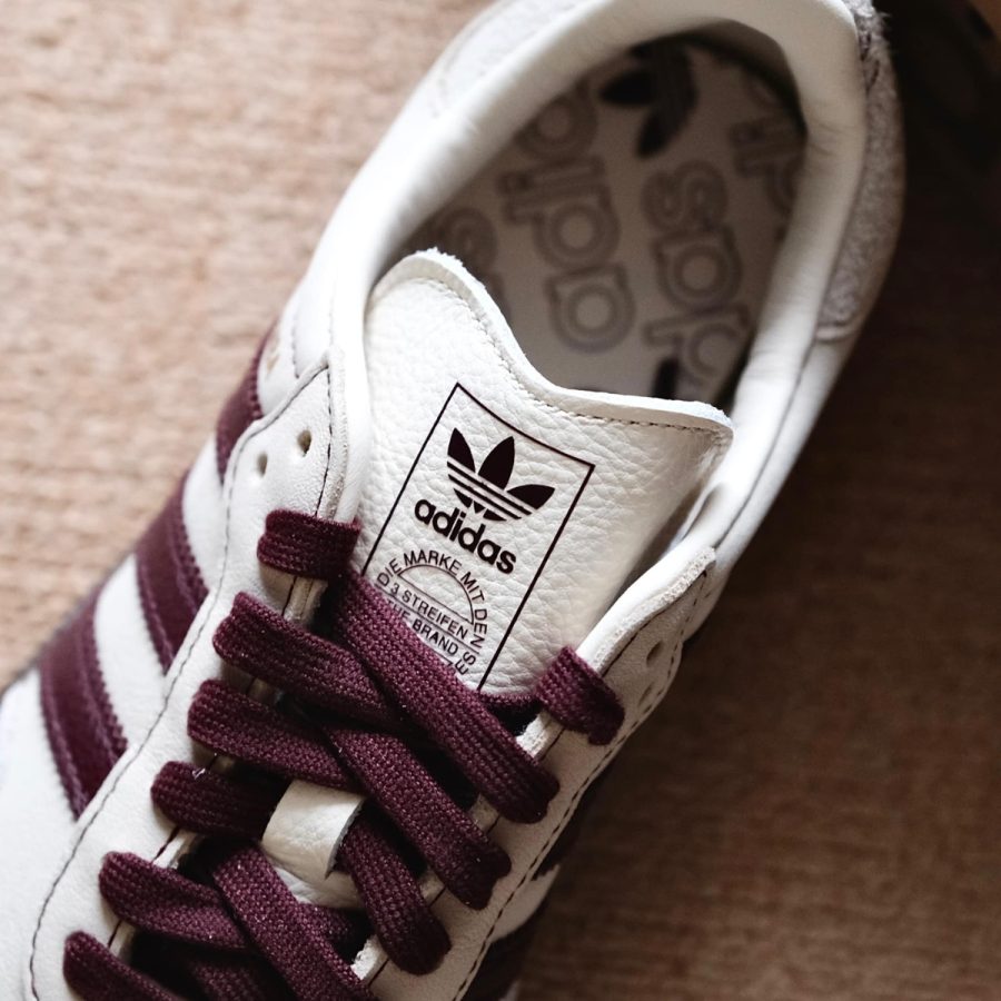 giày adidas samba og ‘wonder white maroon’ ig1987