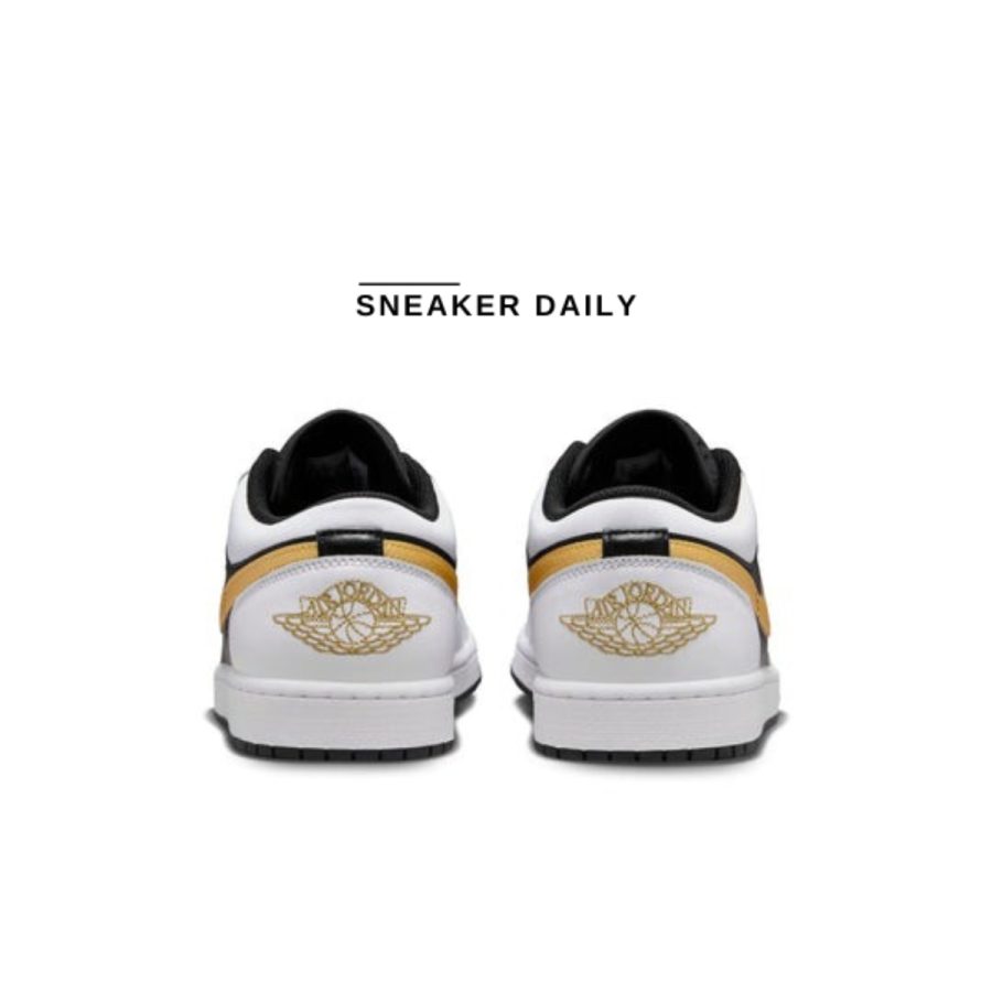 giày air jordan 1 low 'gold swoosh' 553558-172