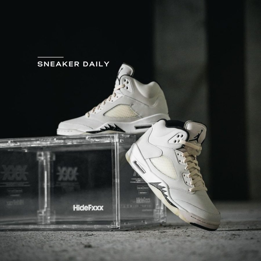 giày air jordan 5 retro 'white black' dd0587-110