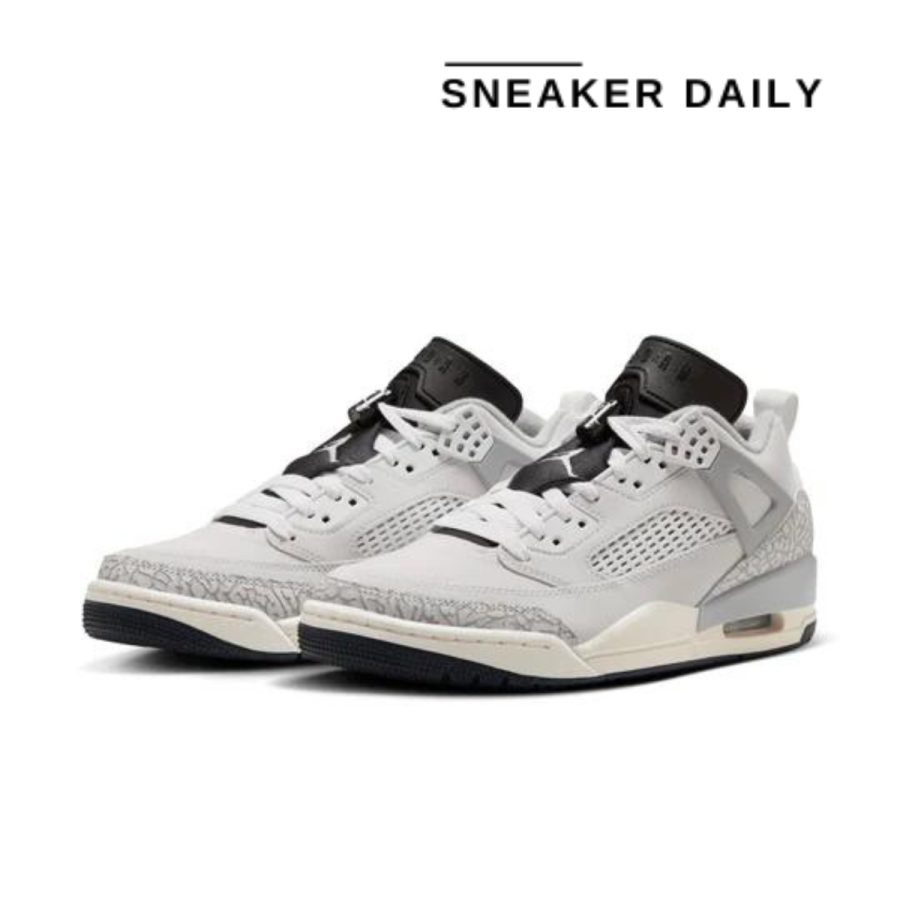 giày air jordan spizike low 'photon dust smoke grey' hq1191-011