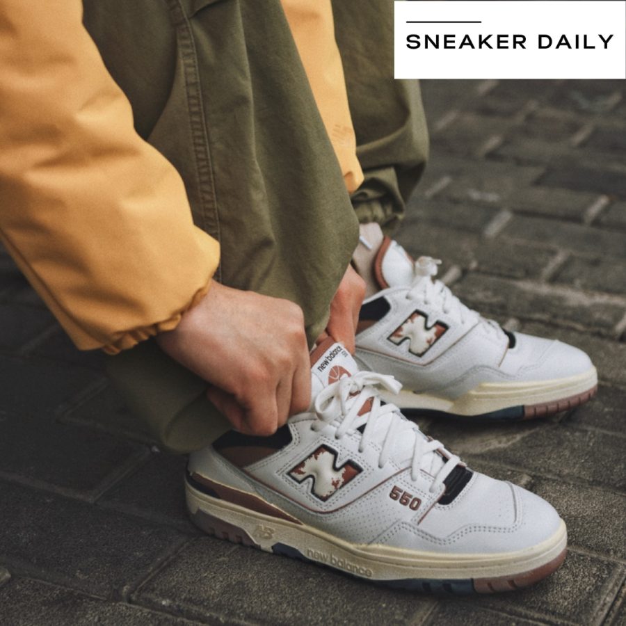 giày new balance 550 'vintage pack pecan' bb550vgc