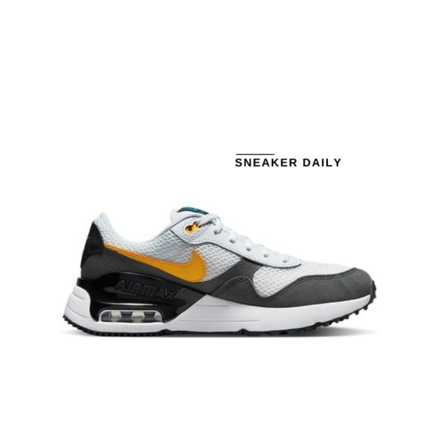 giày nike air max systm gs 'grey laser orange' dq0284-104