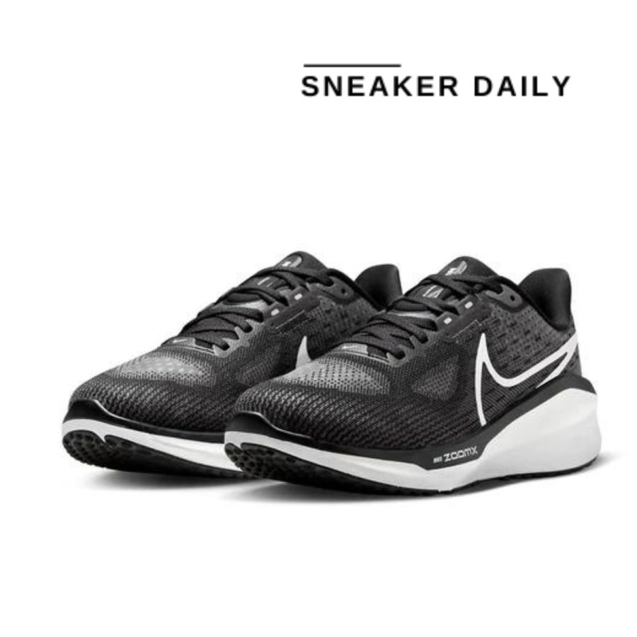 giày nike air zoom vomero 17 running shoes 'black white' (wmns) fb8502-001